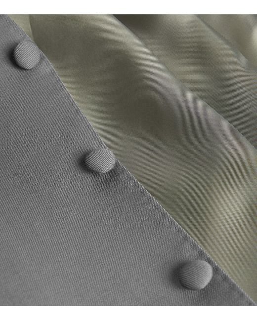 Canali Gray Morning Suit Waistcoat for men