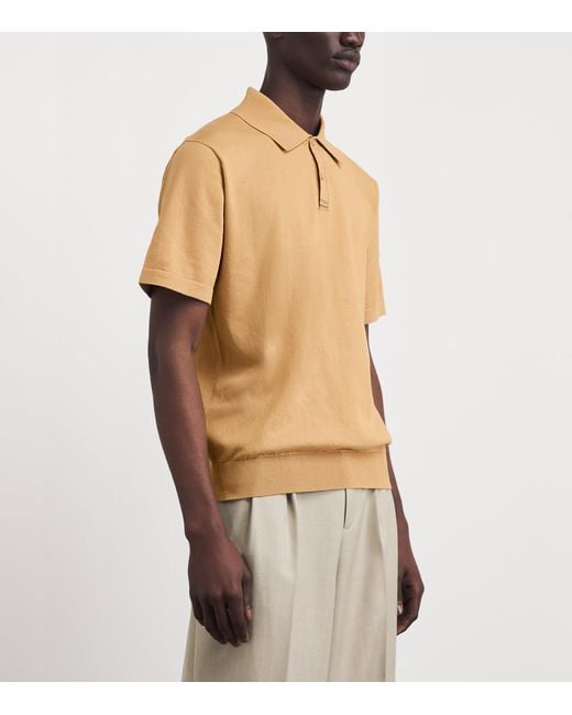 Paul Smith Natural Cotton Artist Stripe Polo Shirt for men