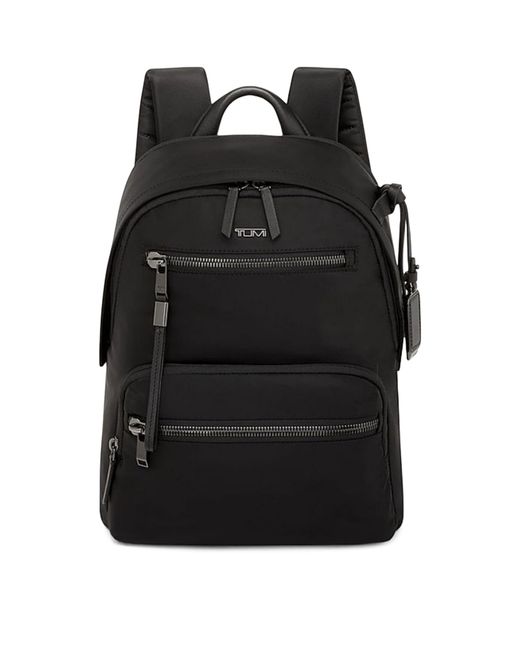 Tumi Black Voyageur Nylon Backpack