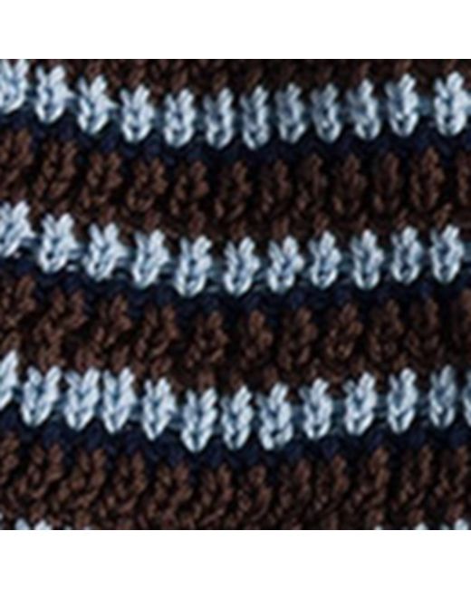 Miu Miu Black Crochet Stripe Hat