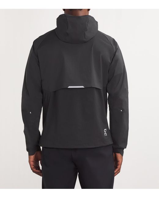 On Shoes Gray Core Running Jacket for men