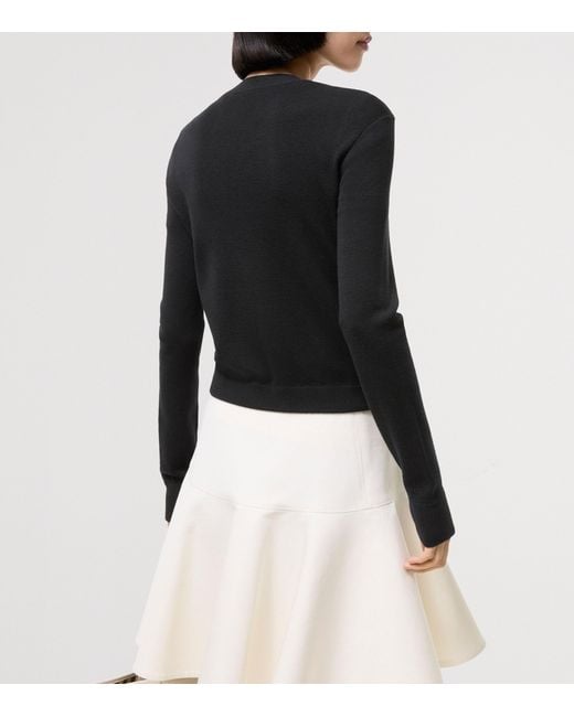 Burberry Black Quilted Wool-Trim Fulbrook Jacket