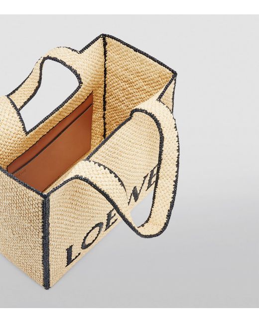 Loewe Natural X Paula's Ibiza Large Font Tote Bag