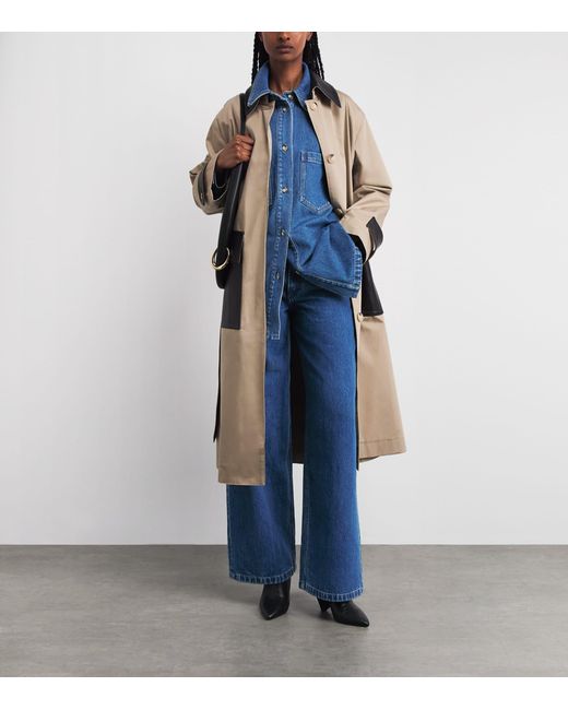 Joseph Blue Zamtam Wide-Leg Jeans
