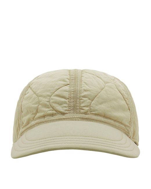 Burberry Natural Nylon Quilted Baseball Cap for men