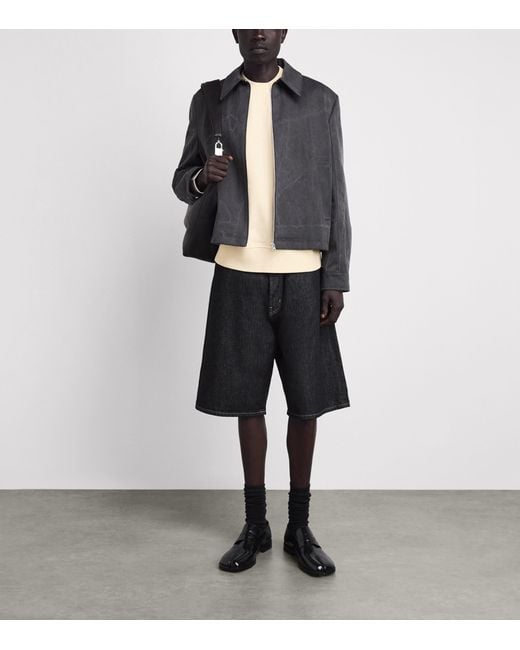 Stone Island Natural Cotton Compass Logo Sweatshirt for men