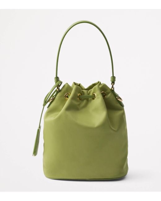 Prada Green Mini Re-Nylon Re-Edition 1978 Bucket Bag