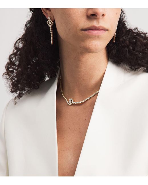 Sophie Bille Brahe Natural And Diamond Collier D'Escargot Necklace