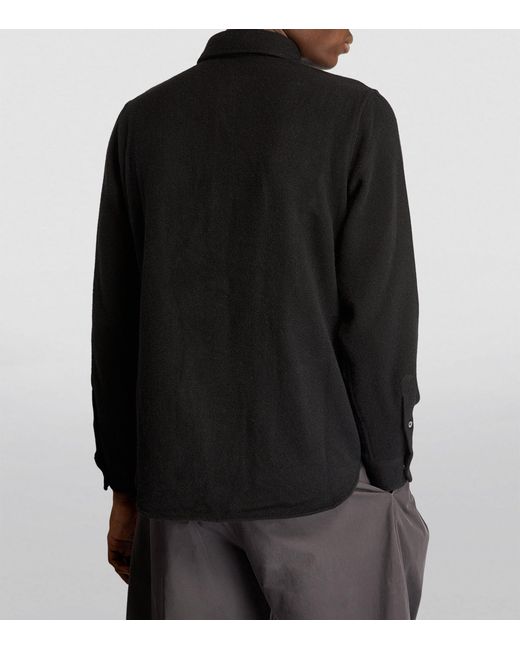God's True Cashmere Black Cashmere And Sunstone Shirt for men