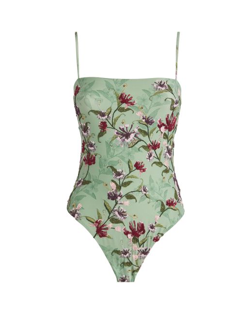 Maillot De Bain Une Pièce Brodé Agua By Agua Bendita - Modèle Cafe Frutas - Taille S - Neuf Avec étiquettes