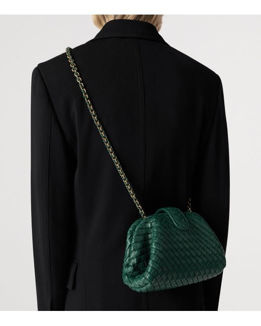 Bottega Veneta Green Exclusive Lambskin Lauren 1980 Clutch Bag