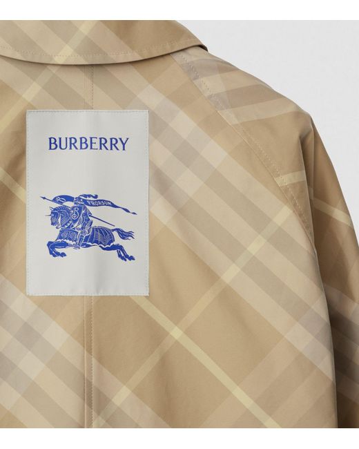 Burberry Natural Reversible Check Car Coat