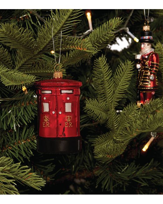 Harrods Royal Mail Letter Box Tree Decoration in Green | Lyst UK