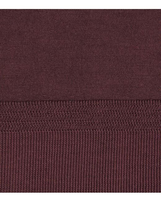 Barena Red Merino Polo Shirt for men