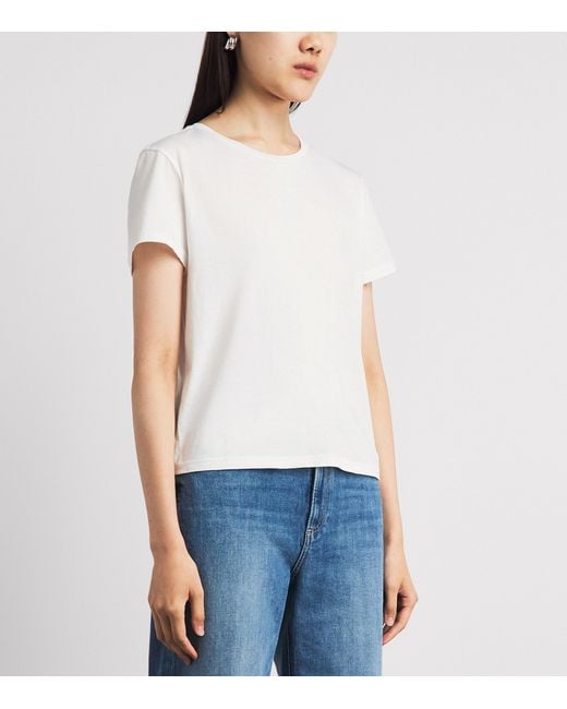 PAIGE White Cotton Haven T-Shirt