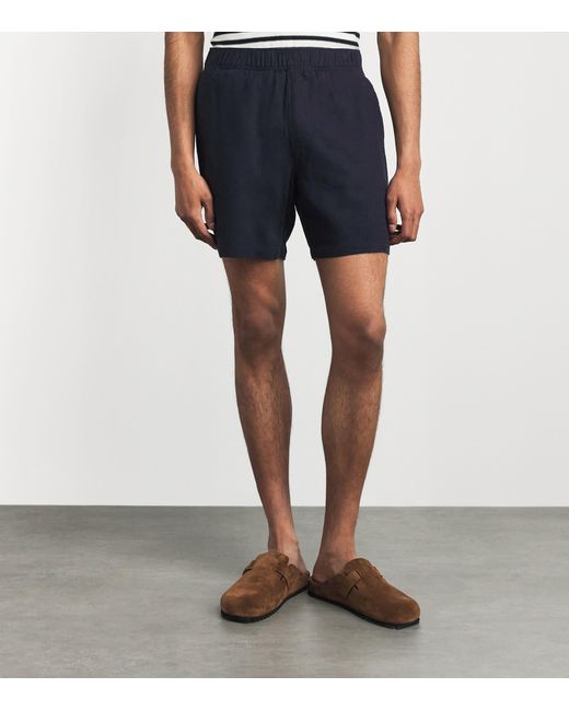 PAIGE Blue Elijah Shorts for men