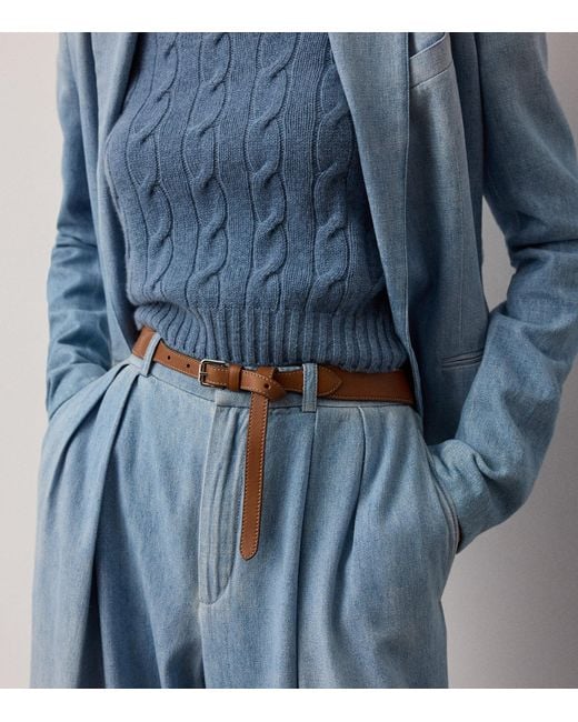 Ralph Lauren Natural Leather Belt