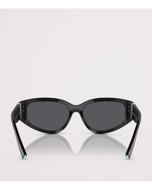 Tiffany & Co Gray Acetate Tf4217 Irregular Sunglasses