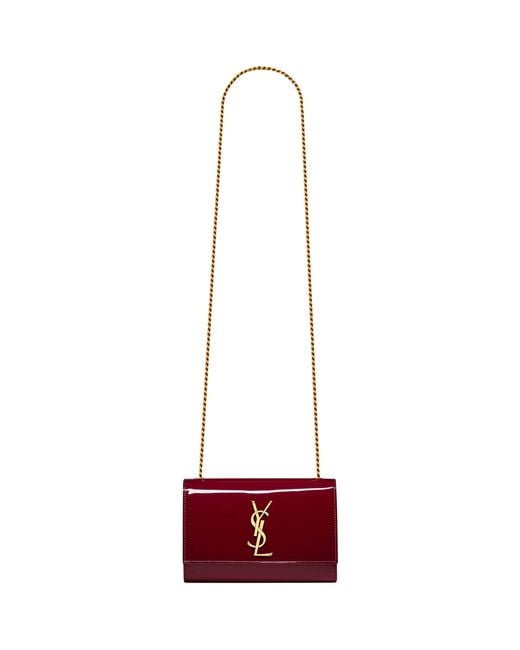 Saint Laurent Red Small Kate Cross-Body Bag