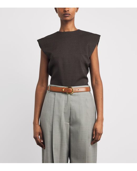 Harrods Brown Leather Belt