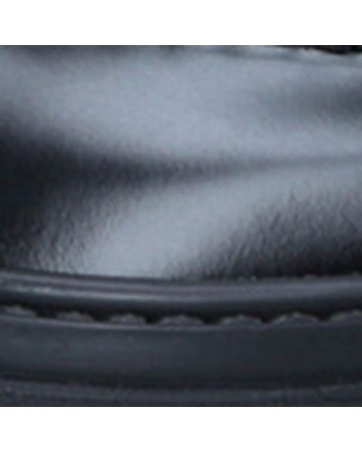 Tod's Black Leather Gomma Pesante Boots
