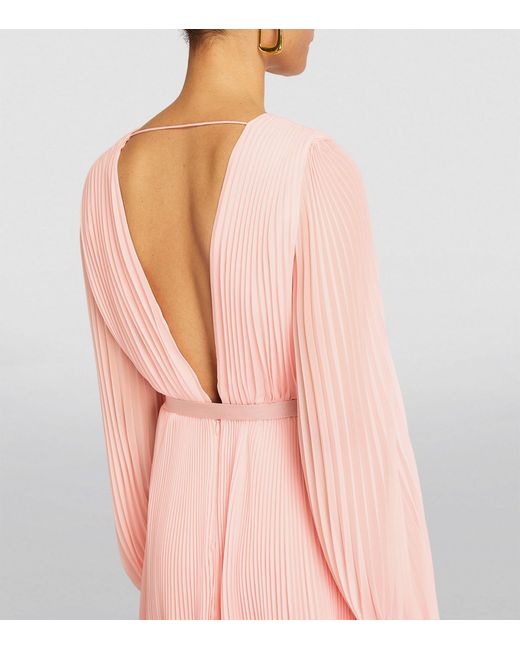 Max Mara Pink Long-sleeve Mini Dress