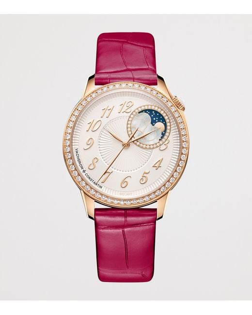 Vacheron Constantin Blue And Diamond Égérie Moon Phase Watch