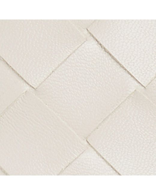 Bottega Veneta Pink Medium Leather Intrecciato Weave Heart Bi-Fold Wallet