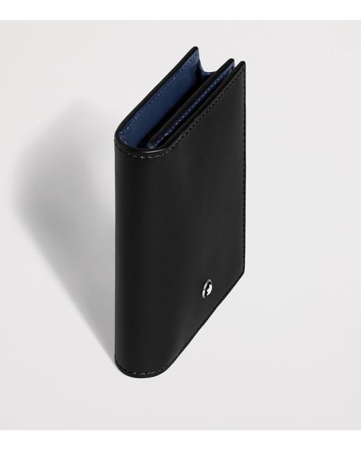 Montblanc Black Calfskin Meisterstück 4Cc Bifold Card Holder for men