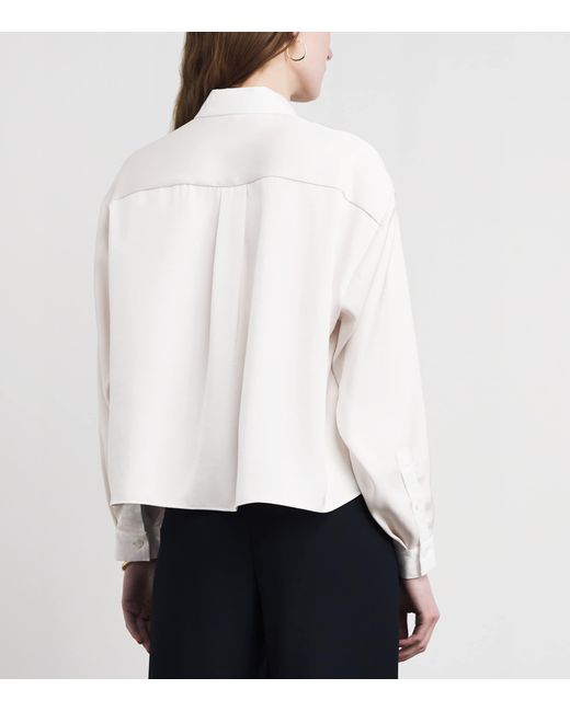 Claudie Pierlot White Accent Collar Shirt