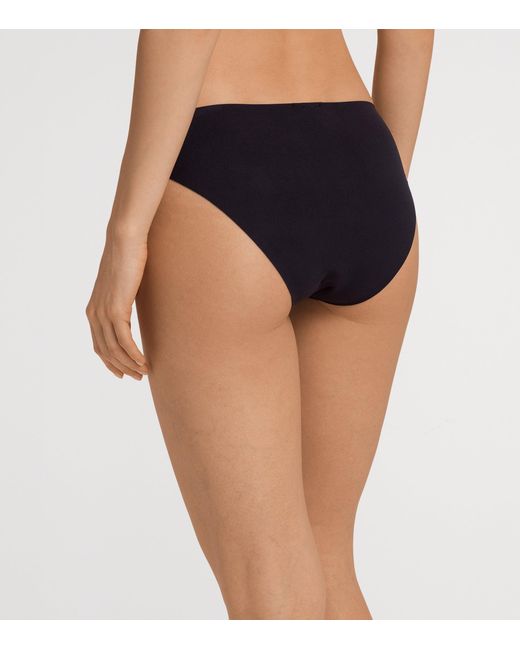 Hanro Black Invisible Touch Mini Briefs