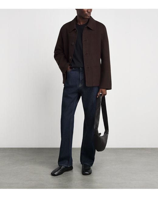 Sandro Black Cotton Oversized T-Shirt for men
