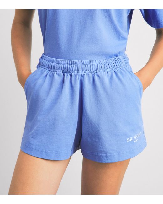 Sporty & Rich Blue Sr Sport Disco Shorts