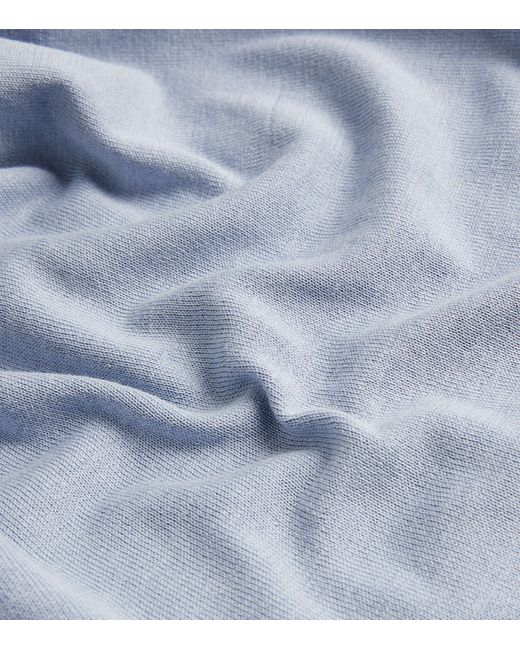 Max Mara Blue Silk-cotton Pensile Sweater