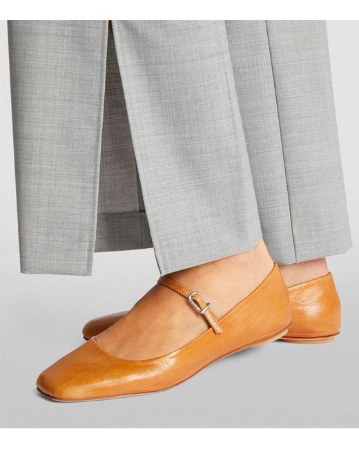 Cheap clearance orange flats