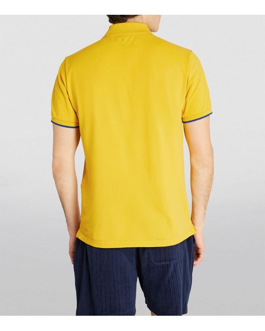 Jacob Cohen Yellow Logo Polo Shirt for men