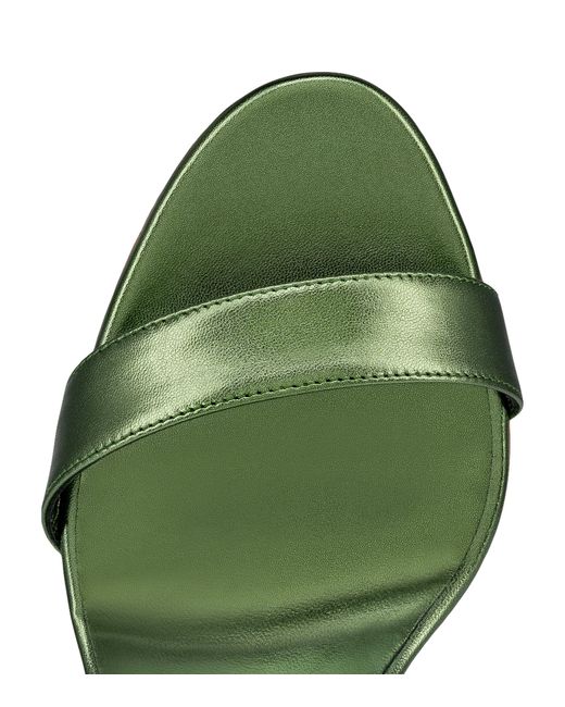 Christian Louboutin Green Loubigirl Leather Sandals 85