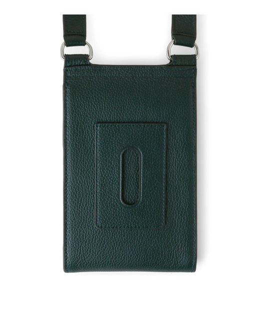 Mulberry Green Mini Leather Antony Cross-Body Pouch for men