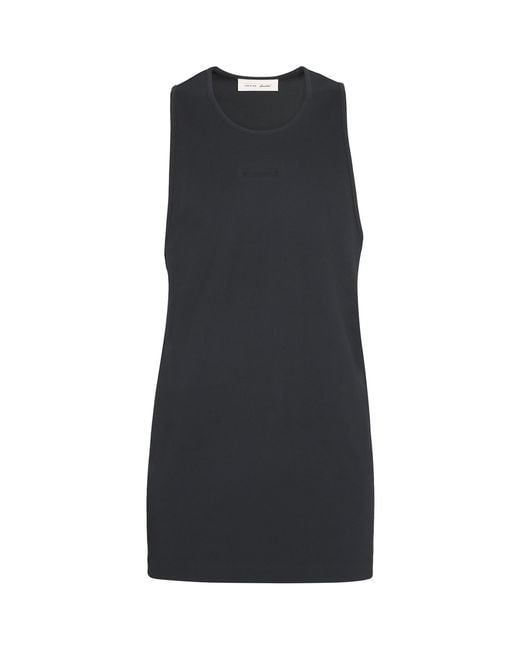 Fear Of God Black Stretch-Cotton Logo Tank Top for men