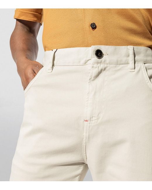 Isaia Natural Slim Jeans for men