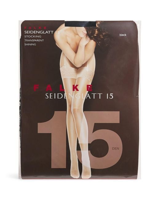 Falke Brown Seidenglatt 15 Stockings