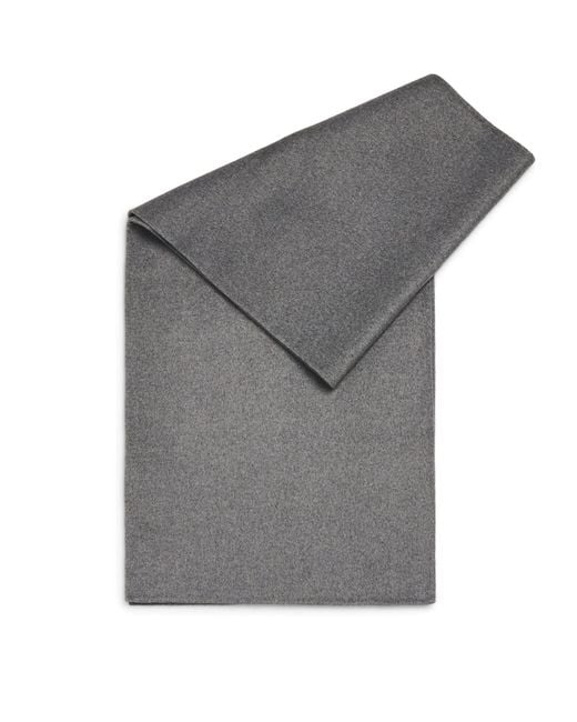 Stylein Gray Wool-Blend Tecla Scarf