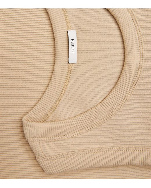 Joseph Natural Stretch-Cotton Yeux Tank Top
