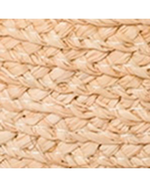 Miu Miu Natural Raffia Logo Hat