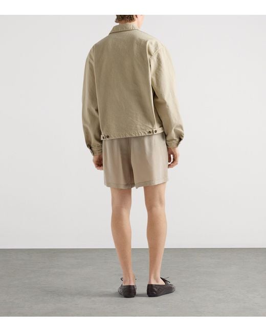 Prada Natural Old Denim Blouson Jacket for men