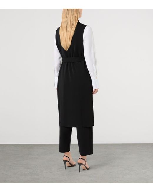 Marina Rinaldi Black Longline Waistcoat