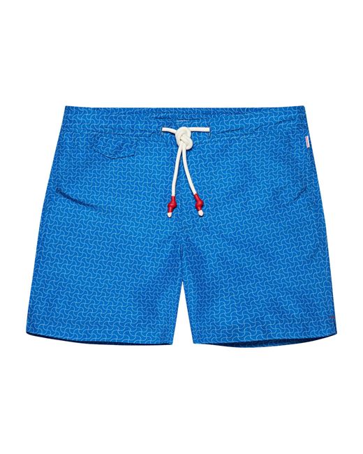 Orlebar Brown Blue Swen Print Standard Swim Shorts for men