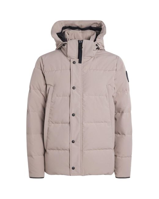 Canada Goose Gray Down Wyndham Parka for men