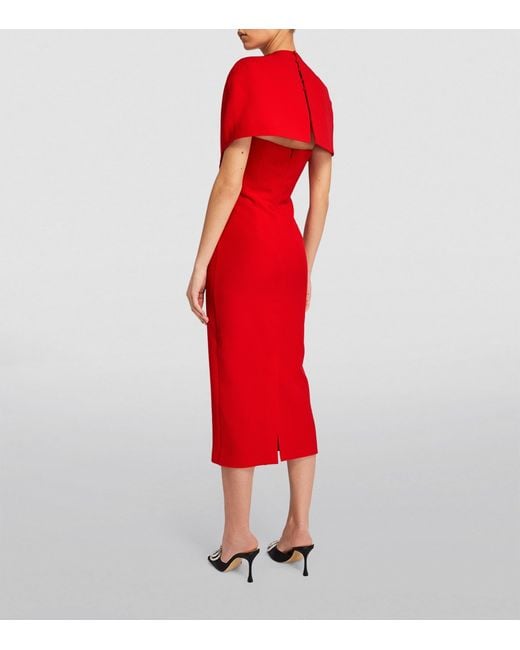 meghan markle red safiyaa dress Harry Meghan Markle Mountbatten Festival Of Music Safiyaa 'Kalika' Long Red Dress