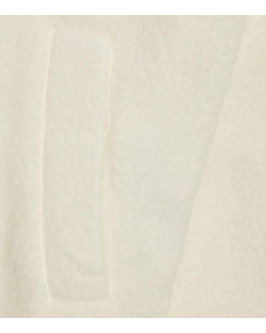 Varley White Fleece Parnel Sweatshirt